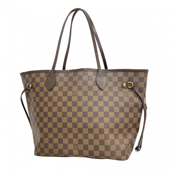 LOUIS VUITTON Brown Damier Neverfull MM Tote Bag - Picture 1 of 12